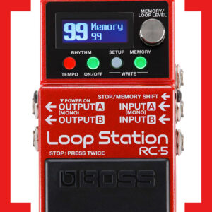 Loop Station Boss RC-5 (pedal looper)